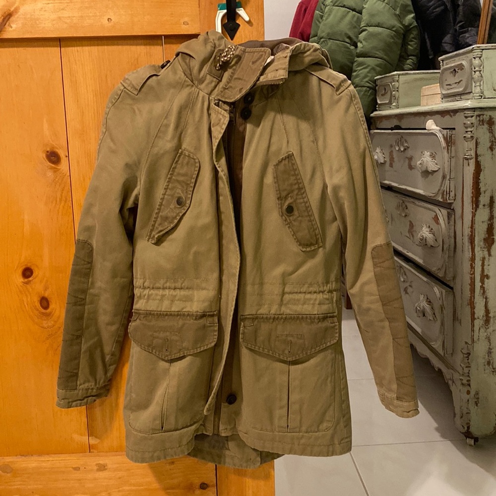 Pull & Bear utility jacket will removable Sherpa lining